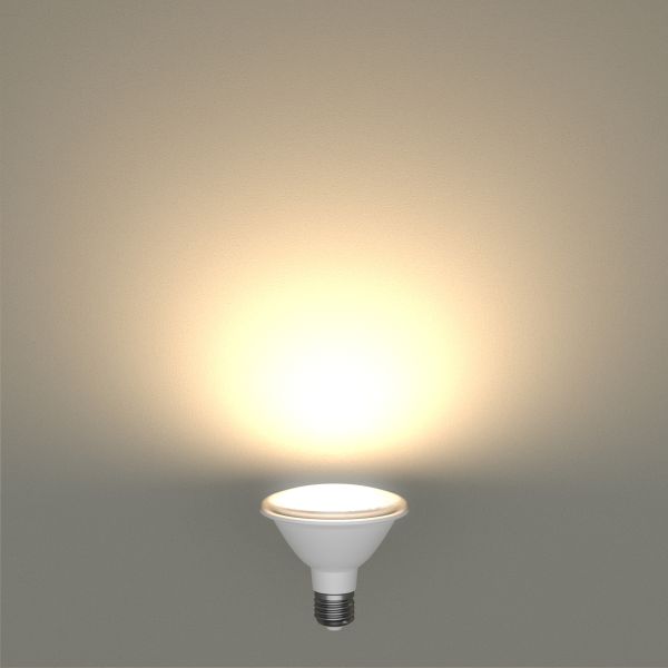 E27 LED Leuchtmittel, PAR30 kurzer Hals, 42°, Reflektorspiegel (silber) (Lichtfarbe wählbar) Begrenztes Angebot