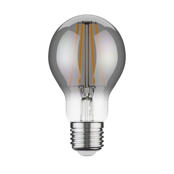 E27 LED Leuchtmittel, A60, extra warmweiß (1800 K), 7,5 W, 370lm, Rauchglas Preisnachlass