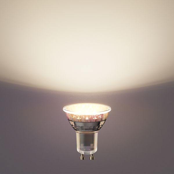 GU10 LED Leuchtmittel, PAR16, 2,4 W, 119°, Reflektorspiegel (silber) (Lichtfarbe wählbar) Jubiläumsangebot