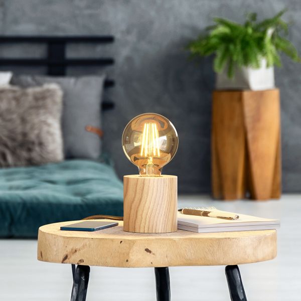 E27 LED Leuchtmittel, G95, extra warmweiß (2500 K), 7,3 W, 818lm, 3-Stufen-Dimmer, goldfarben Online Outlet