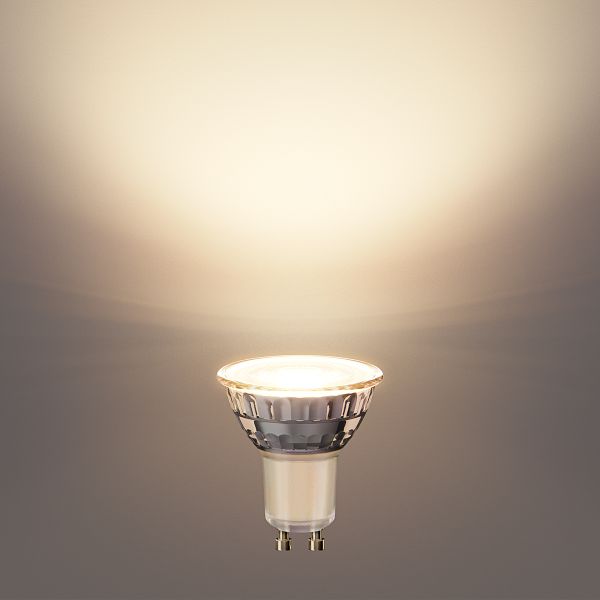 GU10 LED Leuchtmittel, PAR16, warmweiß (2800 K), 7,6 W, 1 103 lm, 33° Reflektorspiegel (silber) EEK C Kauf eins, bekomm eins gratis