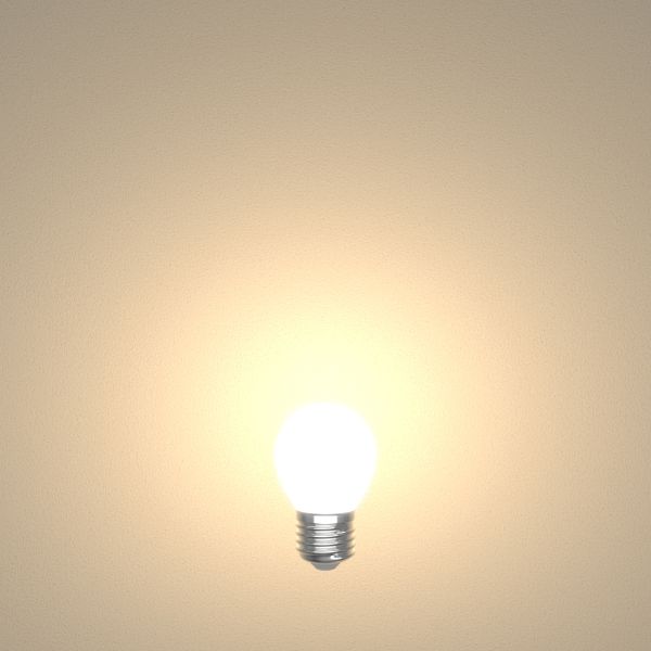 E27 LED Leuchtmittel, G45, warmweiß (2700 K), 4 W, 477lm, gefrostet Wochenangebot