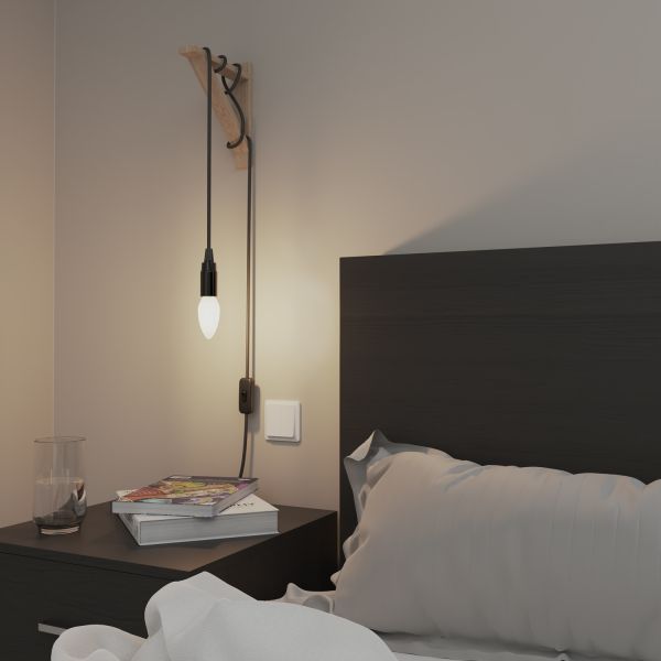 E14 LED Leuchtmittel, Kerze, warmweiß (2700 K), 4,3 W, 424lm, gefrostet Begrenzte Freigabe