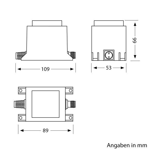 40W LED Trafo-Netzteil/Transformator für Stecksystem NEMO, Stecker, 12V AC, schwarz, IP68 Nur noch ein Tag übrig