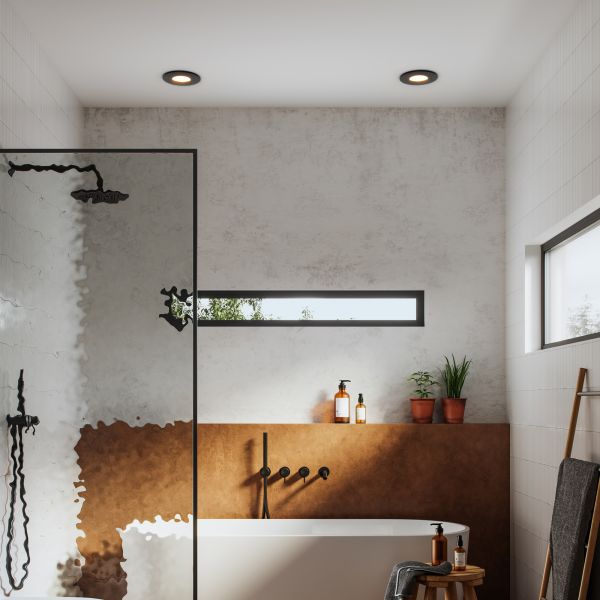 Bad-Deckeneinbaurahmen ERID, Feuchtraum, Badezimmer, IP44, rund (GU10/MR16/GU5,3/50mm) (Farbe wählbar) Speichern exportieren