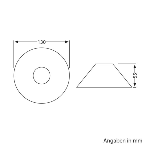 Blendschutzhaube, für HASTAM, schwarz, 130mm Ø Preisnachlass