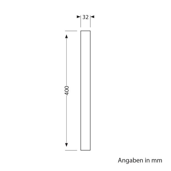 Distanzstück, für Garten-Erdspießleuchten, schwarz, 40cm, 32mm Ø Saisonschlussverkauf