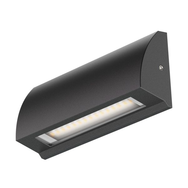 LED Wand-Leuchte Segin für innen und außen (Farbe, Lichtfarbe wählbar) Bis zu 60% Rabatt