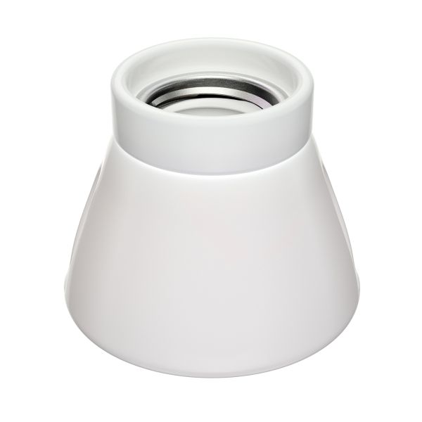 E27 Porzellan Lampen-Fassung MINZ, rund, schwarz, 72mm (Farbe, Leuchtmittel wählbar) Kostenloser Versand international