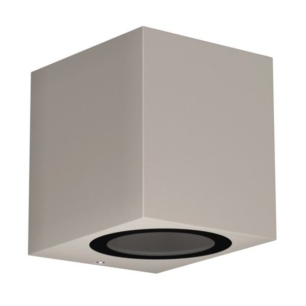 Wandleuchte ALSE für außen, Aluminium, IP54, einflammig, eckig, GU10 Downlight (Farbe, Leuchtmittel wählbar) Fabrikladen