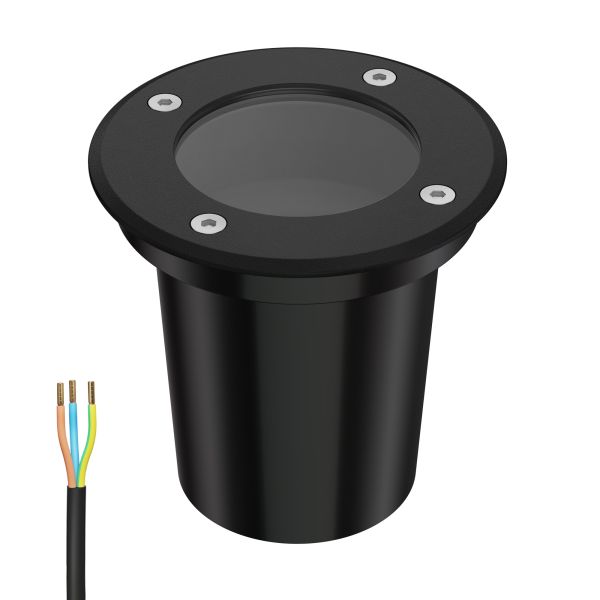Bodeneinbauleuchte BOLI für außen, IP67, rund, 108mm Ø, 1x GU10 max. 15W (Leuchtmittel, Farbe wählbar) Meist gekauft