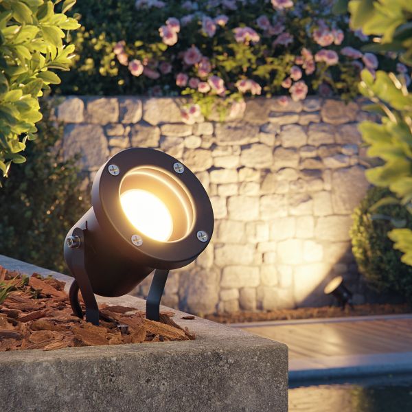 LED Gartenstrahler MIBU für außen, Edelstahl (Farbe, Leuchtmittel wählbar) Begrenztes Angebot