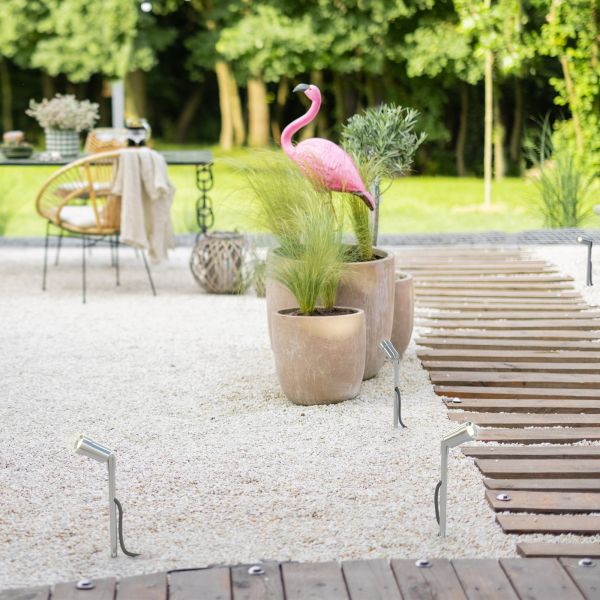 LED Gartenstrahler Spico mit Erdspieß für außen, IP44, 105lm (Farbe, Lichtfarbe, Set Vorschaltgerät wählbar) Valentinstagsangebot