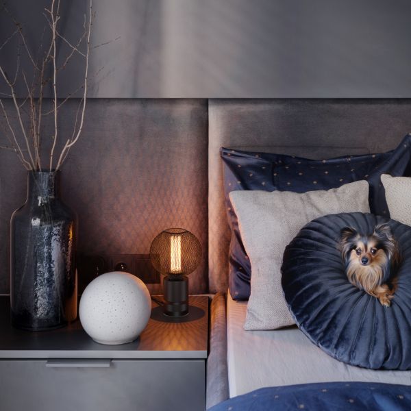 Tischlampe LITO, Schalter, inkl. E27 LED, G120, extra warmweiß, 4W, 220lm (Farbe wählbar) Große Rabatte