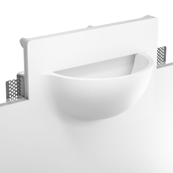 Gips Wandleuchte GIEDI DIY, Einbau (Leuchtmittel wählbar) VIP-Rabatte
