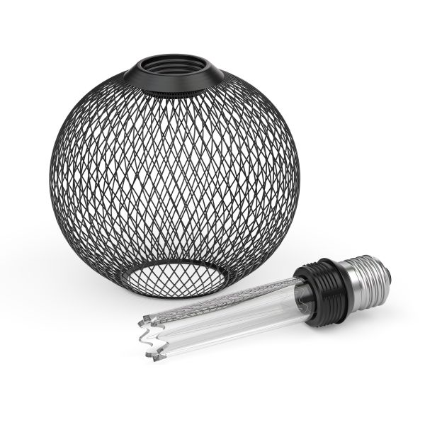 Pendelleuchte / Hängelampe DORI, schwarz matt, inkl. E27 LED, G120, extra warmweiß, 4W, 220lm Meist gekauft