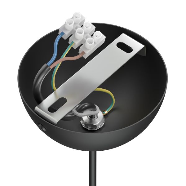 Pendelleuchte / Hängelampe DORI, schwarz matt, inkl. E27 LED, G120, extra warmweiß, 4W, 220lm Meist gekauft