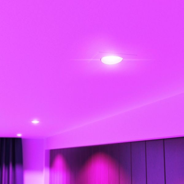 Decken-Einbaustrahler KUN, eckig, schwenkbar + Smart Home RGBW GU10 LED 473lm Online Outlet