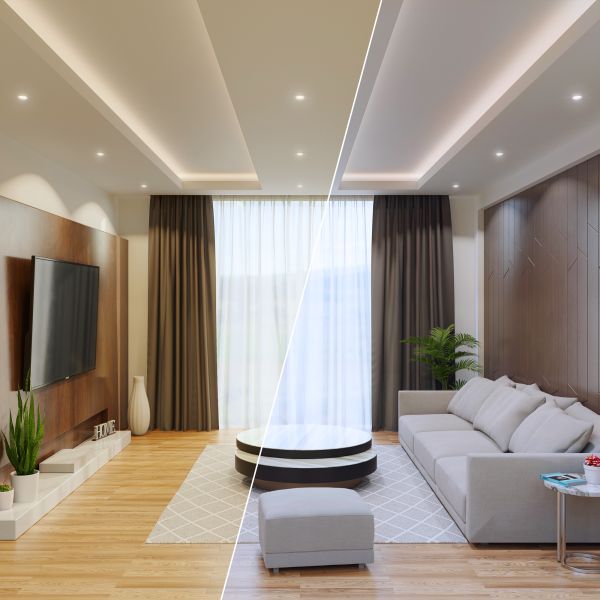 Decken-Einbaustrahler KUN, eckig, schwenkbar + Smart Home RGBW GU10 LED 473lm Online Outlet