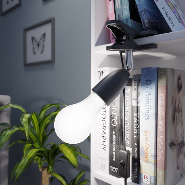 E27 Klemmleuchte LIK, inkl. Smart Home RGBW LED Lampe, 8,89W, 892lm (Farbe wählbar) Blitzangebot