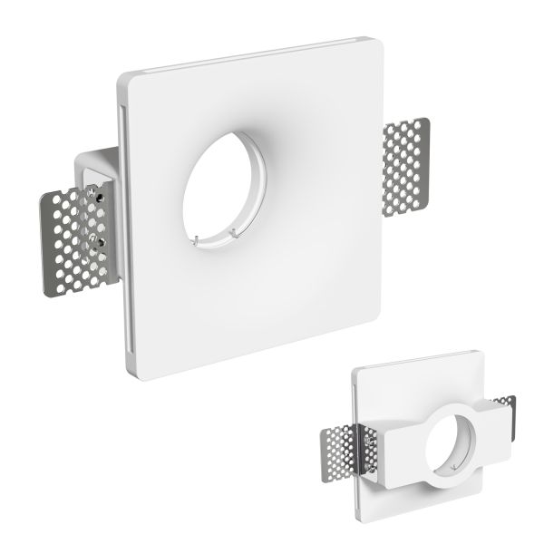 LED Gips Einbaustrahler GIEDI II DIY, inkl. Smart Home RGBW GU10 LED Lampe, 5,41W, 473lm Neueste Stile