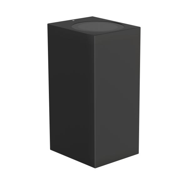 Wandleuchte ALSE für außen, Aluminium, IP54, zweiflammig, eckig, GU10 Up & Downlight (Farbe, Leuchtmittel wählbar) Bis zu 55% Rabatt