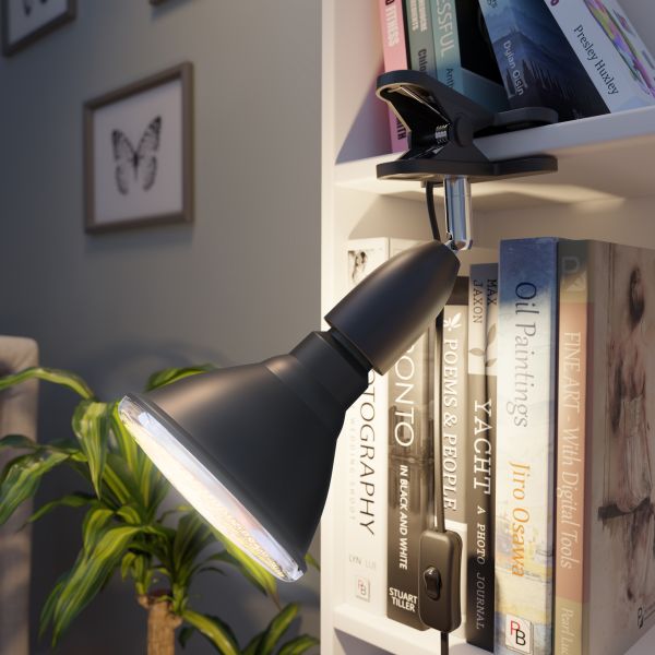 E27 Klemmleuchte LIK inkl. PAR38 Lampe (Farbe, Leuchtmittel wählbar) Super Rabatt