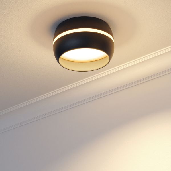 Deckenleuchte / Lampenfassung FUNT, 90mm Ø (Leuchtmittel, Farbe wählbar) 50% Rabatt für begrenzte Zeit
