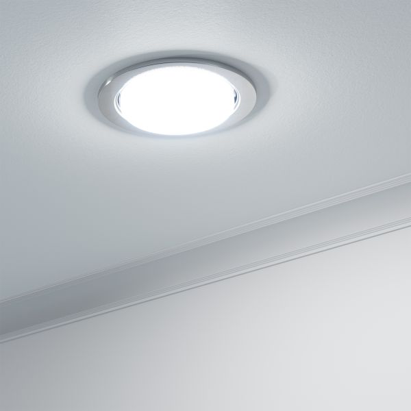 Deckeneinbauleuchte RUBA, rund, 107mm Ø, 1x GX53 max. 25W (Set, Farbe, Leuchtmittel wählbar) Angebote