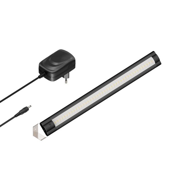 LED Unterbauleuchte SIRIS, 30cm, Eckmontage (Farbe, Lichtfarbe, Set Vorschaltgerät wählbar) Fabrikpreis