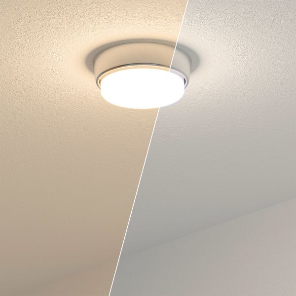 Aufbaurahmen INEL rund 90mm Ø + smarte LED-Lampe (Farbe, Leuchtmittel wählbar) Saisonschlussverkauf