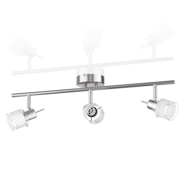 Deckenleuchte MIRAS, dreiflammig für GU10 Lampe (Leuchtmittel wählbar) Große Rabatte
