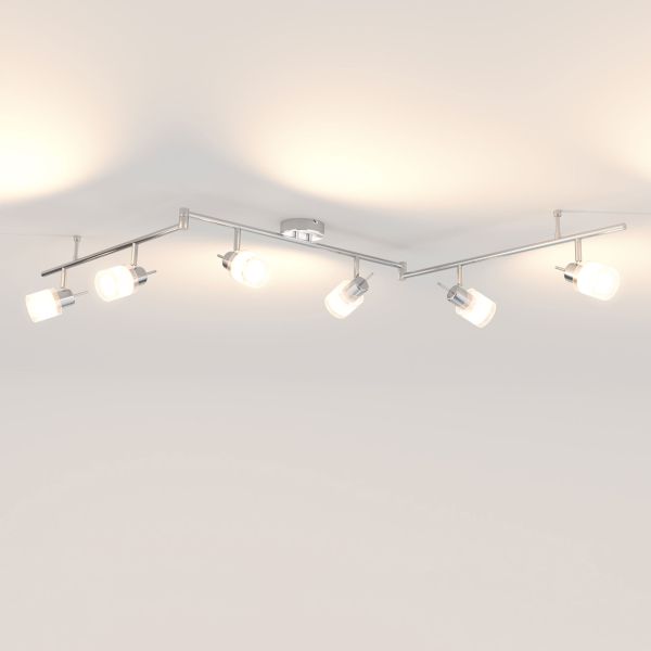 Deckenleuchte MIRAS, 6-flammig, für GU10 Lampe (Leuchtmittel wählbar) Tiefpreis