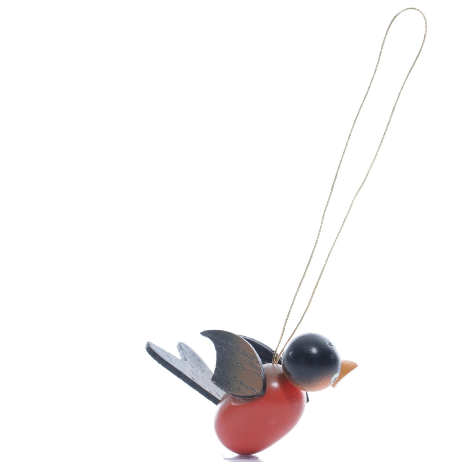 Rudolphs Schatzkiste Strauchbehang - Singvogel Gimpel zum Aufhängen - HxBxT 4x2x6cm Online