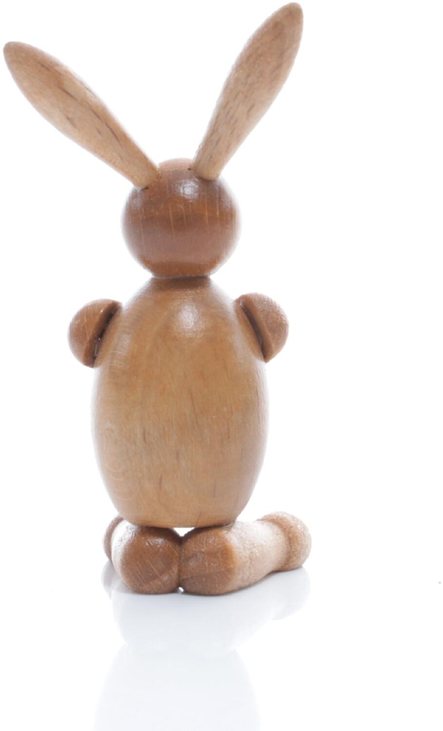 Rudolphs Schatzkiste Osterfigur - Osterhase mit blauen Osterei - BxHxT ca 2,5x6,5x3,5cm Auslauf