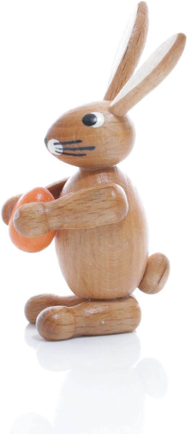 Rudolphs Schatzkiste Osterfigur - Osterhase mit orangem Osterei - BxHxT ca 2,5x6,5x3,5cm Angebote