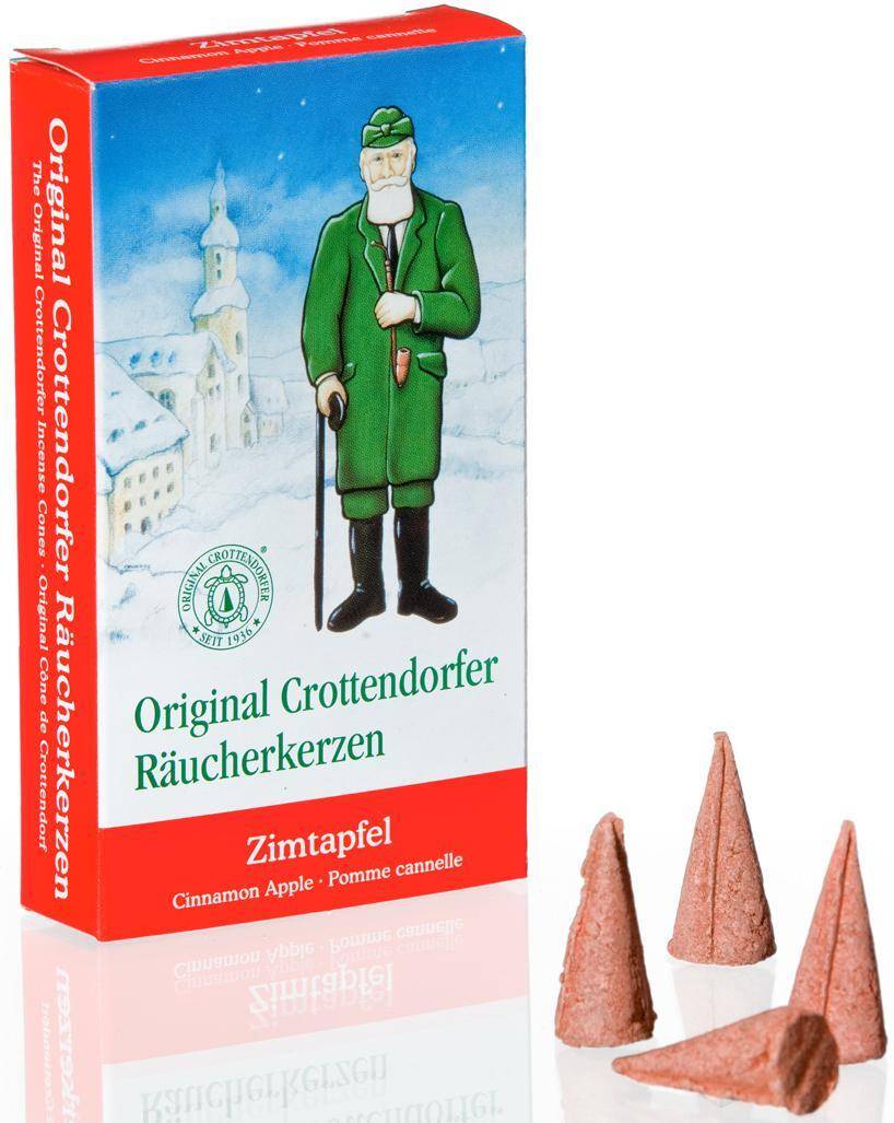 Rudolphs Schatzkiste Räucherkerzen Zimtapfelduft HxBxT = 11x6x2cm
