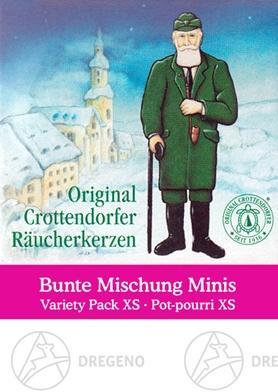 Rudolphs Schatzkiste Zubehör Crottendorfer Mini-Räucherkerzen Bunte Mischung (24)
