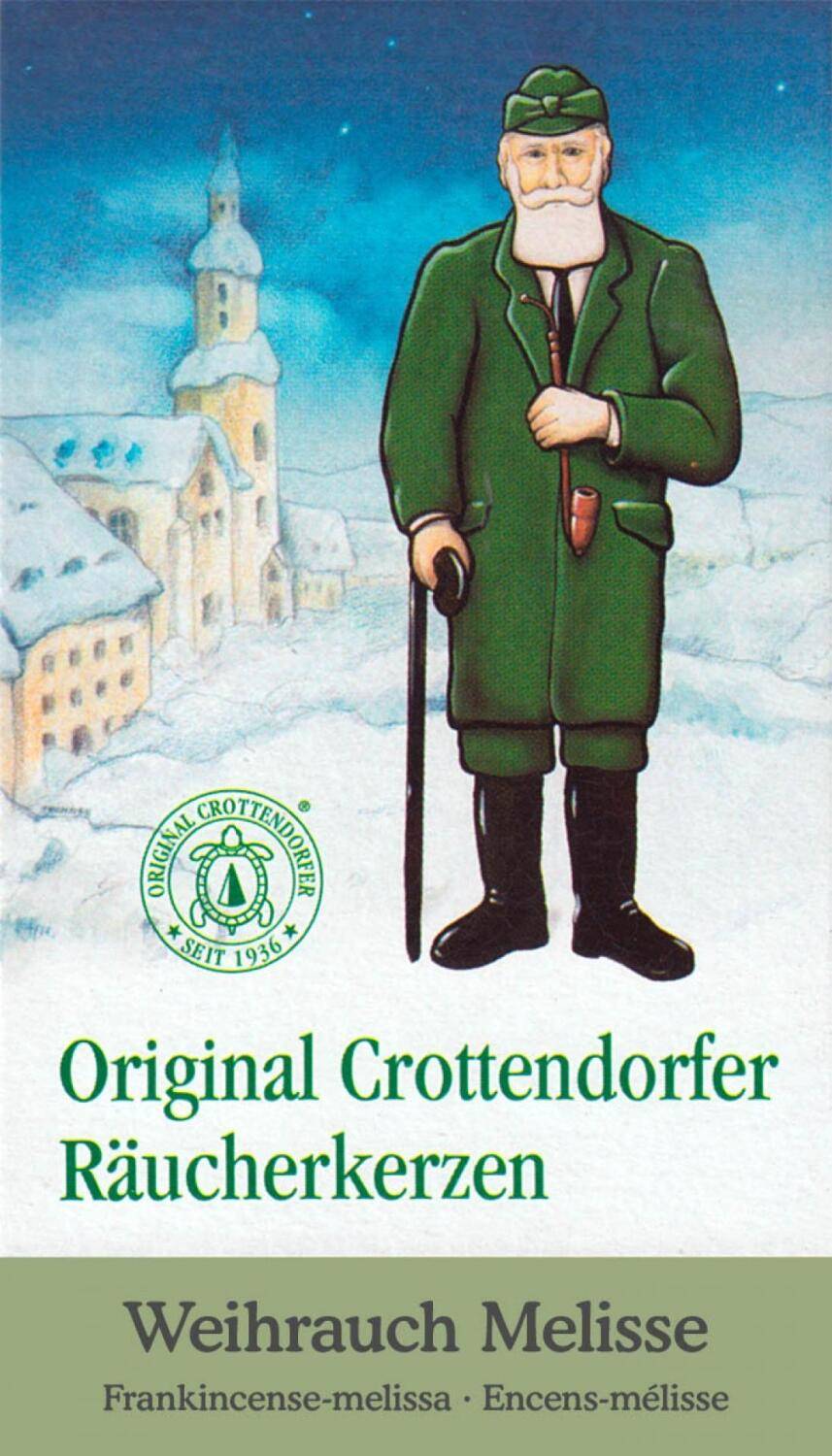 Rudolphs Schatzkiste Räucherkerzen Crottendorfer Weihrauch-Melisse (24) BxHxT = 6x10,5x2cm