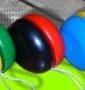 Rudolphs Schatzkiste Holzspielzeug Yo-Yo Rot-Schwarz BxT 5x3cm