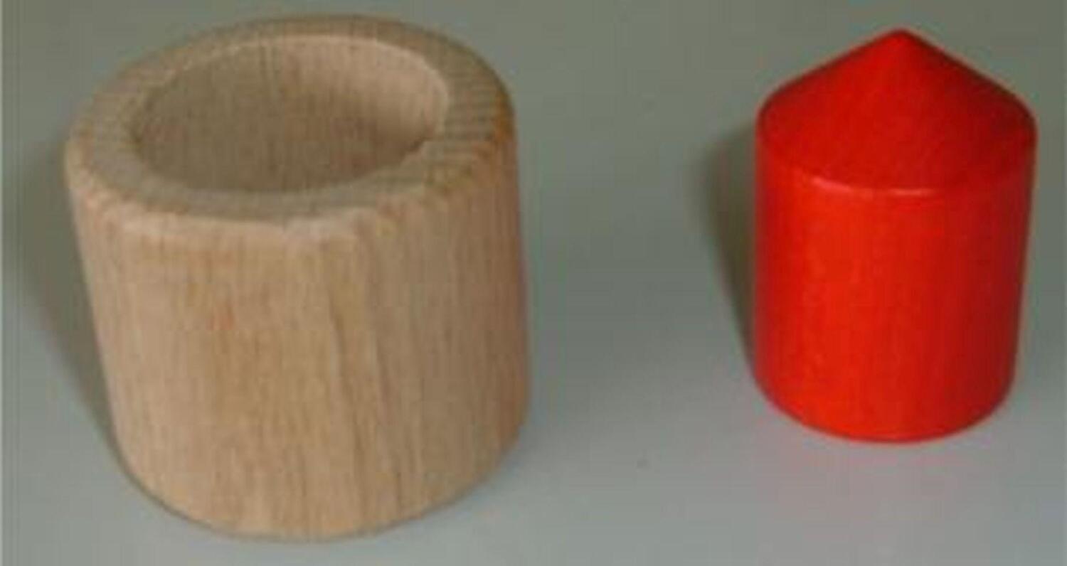Rudolphs Schatzkiste Holzspielzeug Knobelspiel „Unfassbar“ ø=4,5cm, H=4,5cm