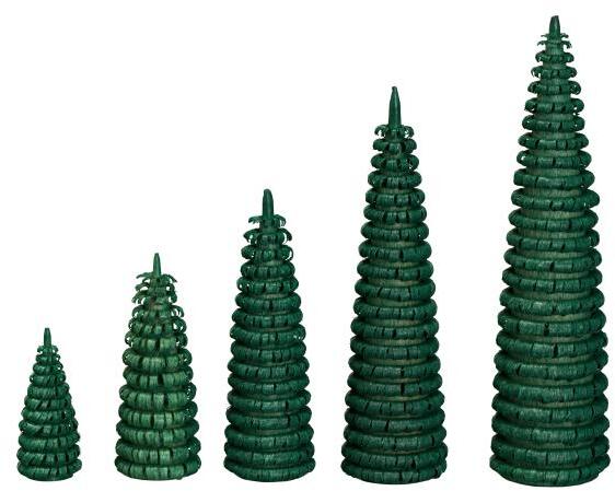 Rudolphs Schatzkiste Ringelbaum grün Holzbaum H= 3cm