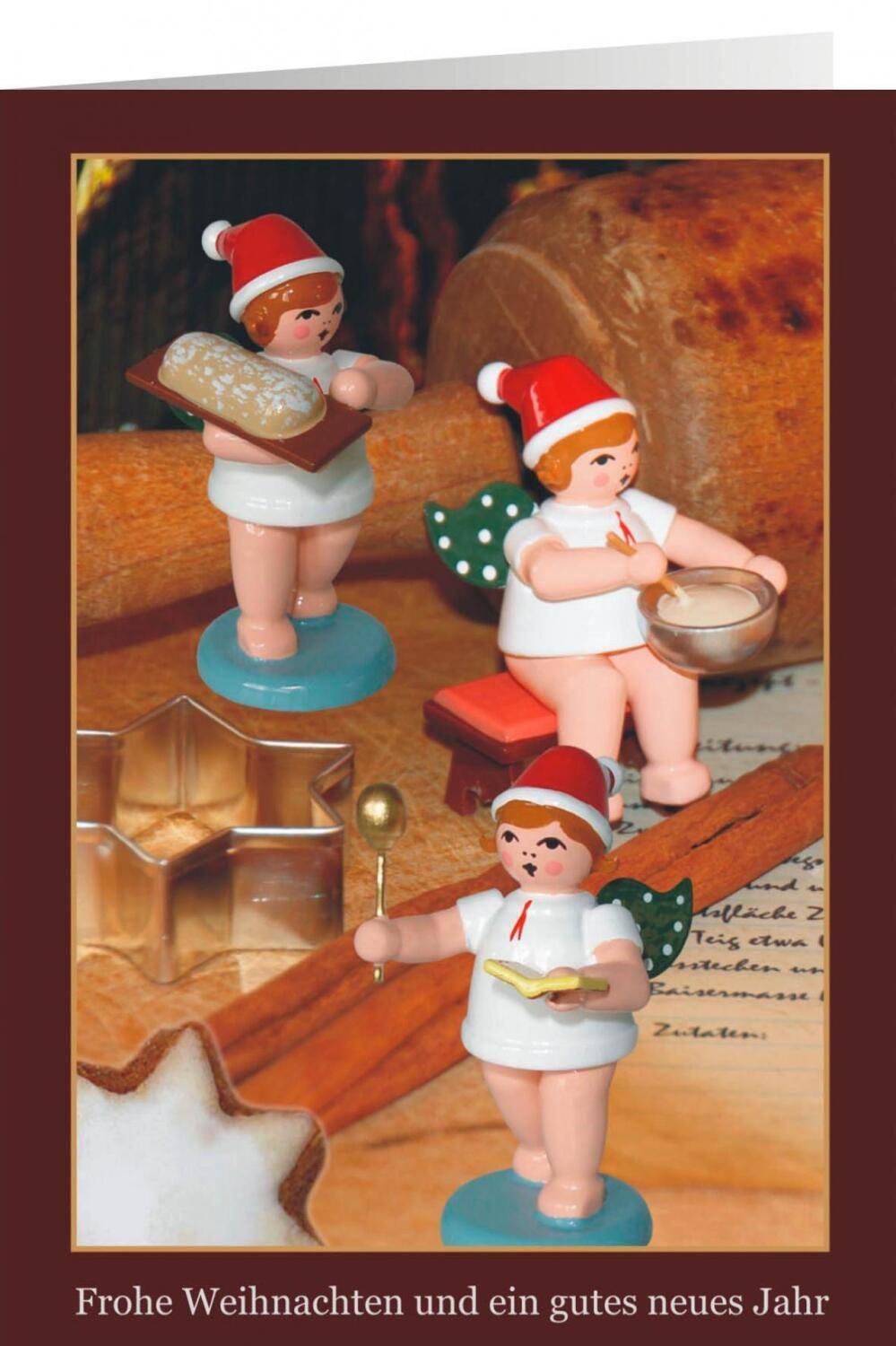 Rudolphs Schatzkiste Karte Weihnachtliche Klappkarte BxH 11,5x16,5cm