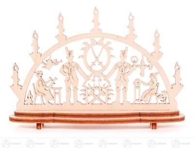 Rudolphs Schatzkiste Ersatzteile & Bastelbedarf Bastelsatz Lichterbogen Bergleute Breite x Höhe x Tiefe 10 cmx7 cmx2,5 cm