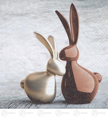 Rudolphs Schatzkiste Servietten Bunny Award (20) BxH 330 x 330 mm