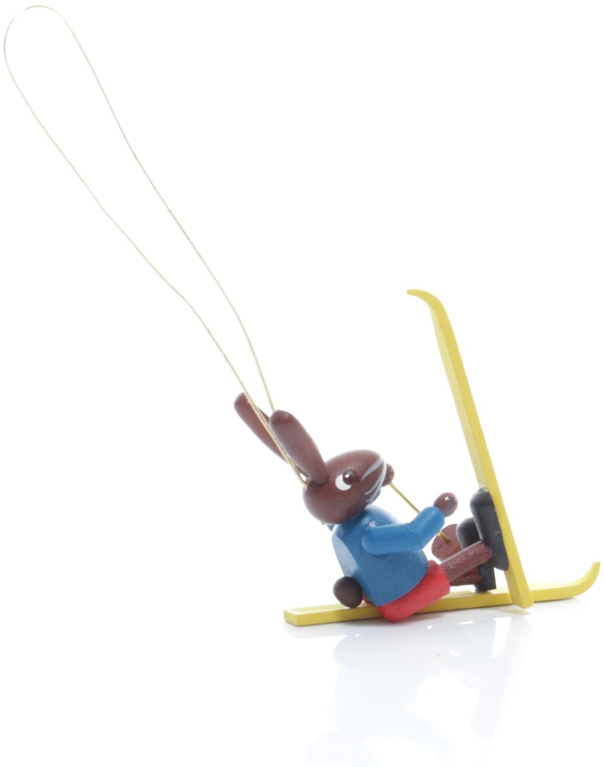 Rudolphs Schatzkiste Strauchbehang - Osterhase Sturzhase liegt am Boden Bunt - Höhe 4,5cm Verkauf