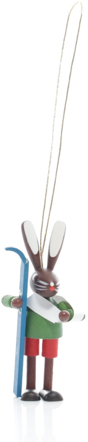 Rudolphs Schatzkiste Strauchbehang - Osterhase Verletzter mit eingebundenen Arm - Höhe 5,5cm