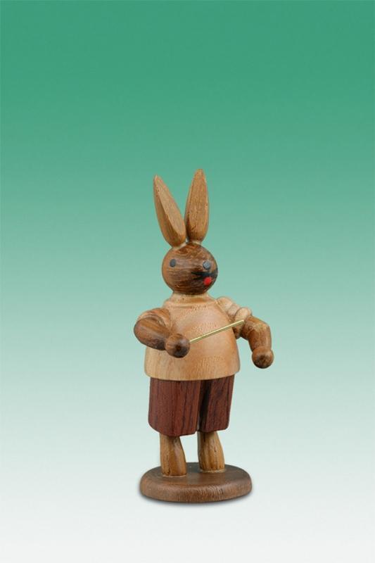 Rudolphs Schatzkiste Osterdekoration Osterhase Dirigent Höhe 7,5cm