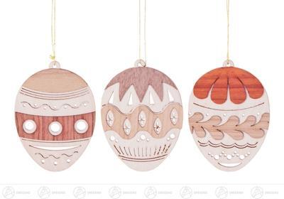 Rudolphs Schatzkiste Ostern & Frühjahr Behang Ostereier (6) Höhe ca 6,2 cm