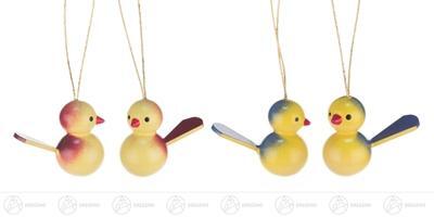 Rudolphs Schatzkiste Ostern & Frühjahr Behang Vögel (10) Höhe x Tiefe 2,5 cmx3 cm